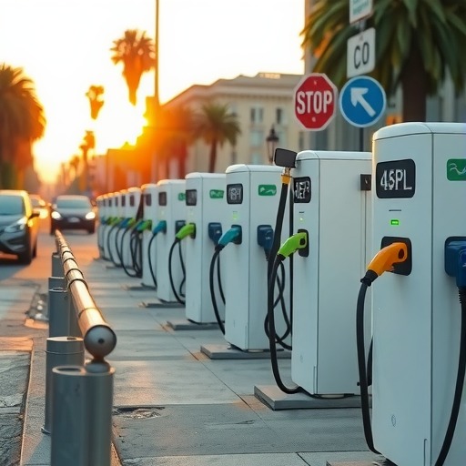 旧金山拟新增100个路侧公共电动汽车充电桩