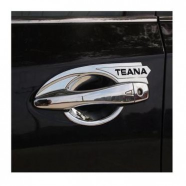 适用于轩逸门碗保护车门把手贴12-18日产轩逸外门碗拉手装饰改装