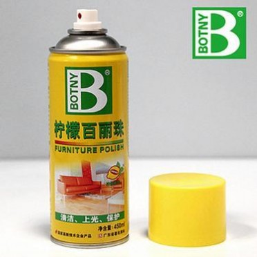 保赐利柠檬百丽珠喷蜡 上光蜡家居喷蜡 真皮沙发上光蜡（450ml）