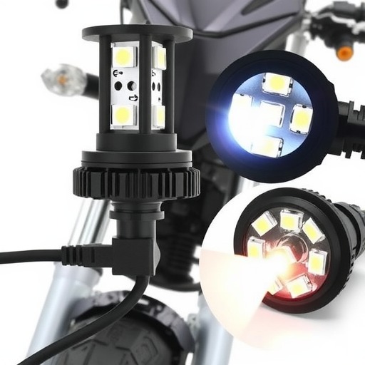 大功率led车灯 P15D-25-1 H6 **W 20SMD 摩托车led改装灯