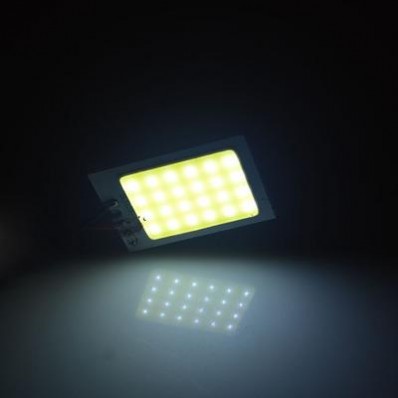帝慧汽车led车顶灯 灯板COB 24灯 led汽车阅读灯 双尖T10 BA9S