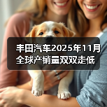 丰田汽车2025年11月全球产销量双双走低(图2) 丰田汽车2025年11月全球产销量双双走低(图2)