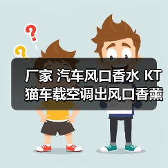 厂家 汽车风口香水 KT猫车载空调出风口香薰 供应DIY手工贴钻（图2）
