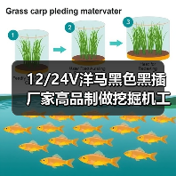 12/24V洋马黑色黑插厂家高品制做挖掘机工程改装车外置输油电子泵