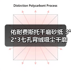 佑耐费斯托干磨砂纸 3*2*3七孔背绒吸尘干磨砂碟片研磨圆打磨片(图2) 佑耐费斯托干磨砂纸 3*2*3七孔背绒吸尘干磨砂碟片研磨圆打磨片(图2)