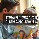 厂家优质供应铝合金储气筒挂车储气筒半挂车配件储气筒可定制（图2）
