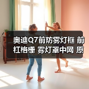 奥迪Q7前防雾灯框 前杠格栅 雾灯罩中网 原装进口奥迪专卖（图2）