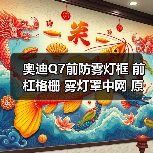 奥迪Q7前防雾灯框 前杠格栅 雾灯罩中网 原装进口奥迪专卖（图3）