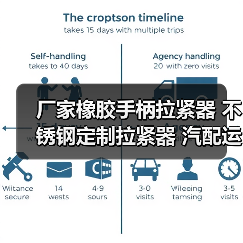 厂家橡胶手柄拉紧器 不锈钢定制拉紧器 汽配运输拉紧器（图2）