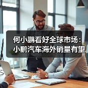 何小鹏看好全球市场：小鹏汽车海外销量有望与中国销量相同（图1）