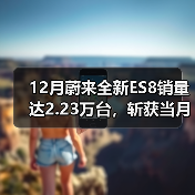 12月蔚来全新ES8销量达2.23万台，斩获当月大型SUV销量冠军（图4）