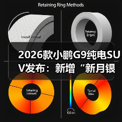 2026款小鹏G9纯电SUV发布：新增“新月银”配色，24.88万元起（图1）