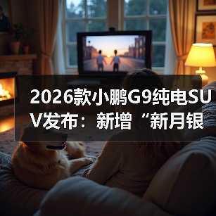 2026款小鹏G9纯电SUV发布：新增“新月银”配色，24.88万元起（图3）