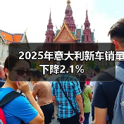 2025年意大利新车销量下降2.1%（图2）