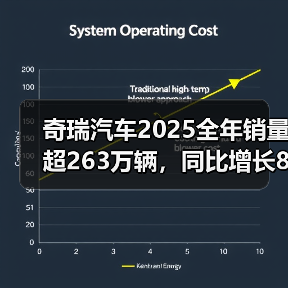 奇瑞汽车2025全年销量超263万辆，同比增长8%（图4）
