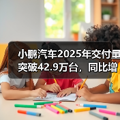 小鹏汽车2025年交付量突破42.9万台，同比增长126%（图2）