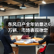 东风日产全年销量达60万辆，市场表现稳定（图1）
