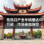 东风日产全年销量达60万辆，市场表现稳定（图4）
