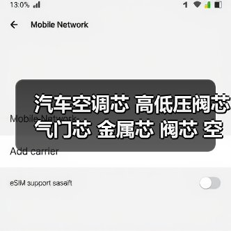 汽车空调芯 高低压阀芯 气门芯 金属芯 阀芯 空调充注阀（图2）