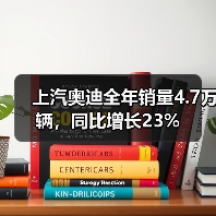 上汽奥迪全年销量4.7万辆，同比增长23%（图3）