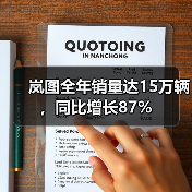 岚图全年销量达15万辆，同比增长87%（图4）