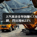 上汽奥迪全年销量4.7万辆，同比增长23%（图4）