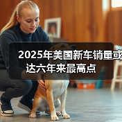 2025年美国新车销量或达六年来最高点（图1）