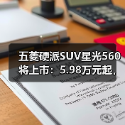 五菱硬派SUV星光560将上市：5.98万元起，提供三种动力版本（图3）