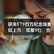 蔚来ET9百万纪念限量版上市:限量9台,售价81.8万元起(图4) 蔚来ET9百万纪念限量版上市:限量9台,售价81.8万元起(图4)
