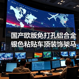 国产欧版免打孔铝合金银色粘贴车顶装饰架马自达cx-5优质行李架（图1）