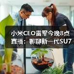 小米CEO雷军今晚8点直播:聊聊新一代SU7,并将回应网上质疑(图4) 小米CEO雷军今晚8点直播:聊聊新一代SU7,并将回应网上质疑(图4)