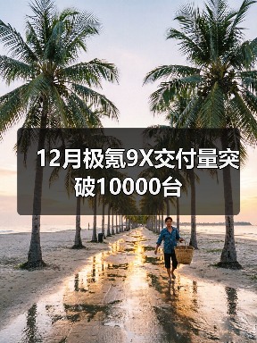 12月极氪9X交付量突破10000台(图2) 12月极氪9X交付量突破10000台(图2)