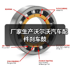 厂家生产沃尔沃汽车配件刹车鼓（图2）