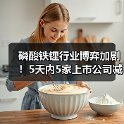 磷酸铁锂行业博弈加剧!5天内5家上市公司减产挺价(图1) 磷酸铁锂行业博弈加剧!5天内5家上市公司减产挺价(图1)