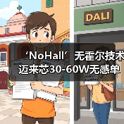 ‘NoHall’无霍尔技术迈来芯30-60W无感单线圈无刷直流(BLDC) 电机驱动器(图1) ‘NoHall’无霍尔技术迈来芯30-60W无感单线圈无刷直流(BLDC) 电机驱动器(图1)