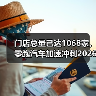 门店总量已达1068家,零跑汽车加速冲刺2026百万年销目标(图3) 门店总量已达1068家,零跑汽车加速冲刺2026百万年销目标(图3)