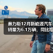 赛力斯12月新能源汽车销量为6.1万辆,同比增长63.40%(图4) 赛力斯12月新能源汽车销量为6.1万辆,同比增长63.40%(图4)