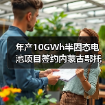 年产10GWh半固态电池项目签约内蒙古鄂托克旗(图1) 年产10GWh半固态电池项目签约内蒙古鄂托克旗(图1)
