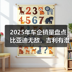 2025年车企销量盘点,比亚迪无敌,吉利有潜力,奇瑞赚外币?(图3) 2025年车企销量盘点,比亚迪无敌,吉利有潜力,奇瑞赚外币?(图3)