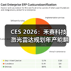 CES 2026:禾赛科技激光雷达规划年产能翻番至400万台(图3) CES 2026:禾赛科技激光雷达规划年产能翻番至400万台(图3)