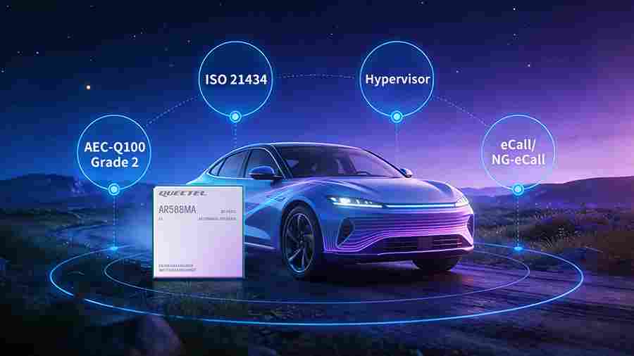 CES 2026 | 基于MediaTek全球首款5G-A平台，移远通信率先推出车规级5G R18模组AR588MA